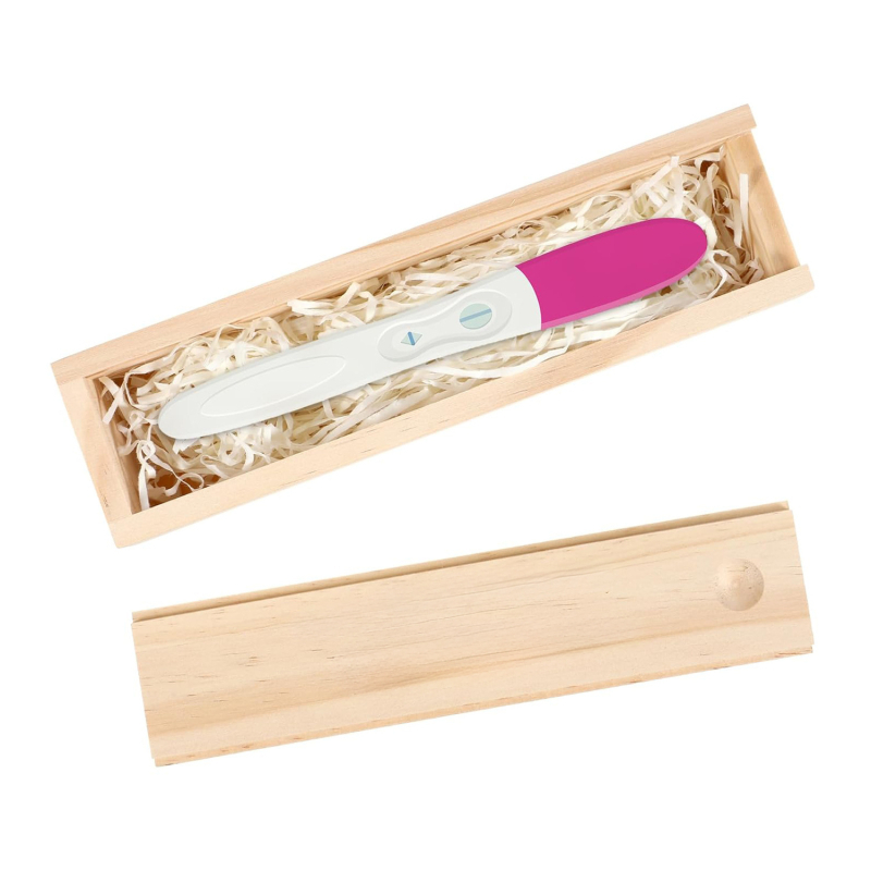 Дървена кутия за подаръци с издърпващ се отдел за съхранение – естествено дърво, модел 10 мм, възможност за печат на лого, опаковка кутия