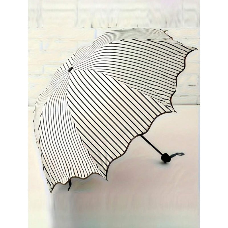 Nėriniu detalių skėtis, 6 ribų iš sustiprintų pluoštų ir polietileno, audinys hot silver cloth, UPF 40+, stilius: naujasis kinietiškas / senovinis