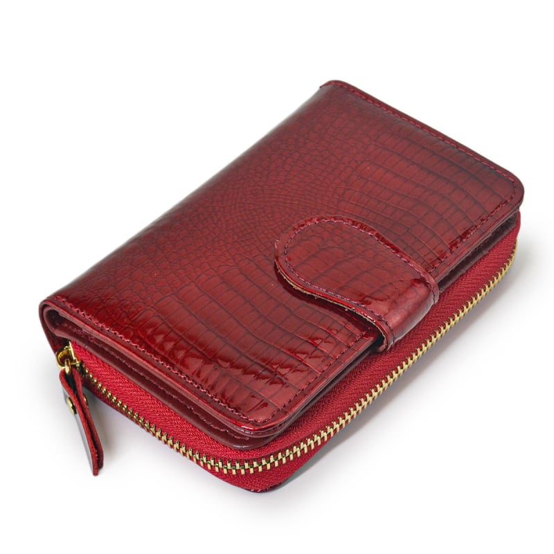 Moteriška odinė piniginė iš pirmo sluoksnio karvės odos, vidinis pamušalas iš karvės odos, verslo elitinis stilius, atspari vandeniui ir antibakterinė