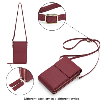 Mobiiltelefonikott ehtsast nahast - esimesest kihist veisnahk, tõmblukuga sulgumine, sisemine mündikott, vertikaalne ruudukujuline kuju