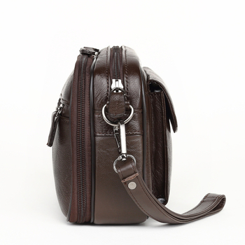 Vyrų odinė piniginė-klutch, pirmojo sluoksnio karvės odos, modelis 2248, kelionėms ir laisvalaikiui