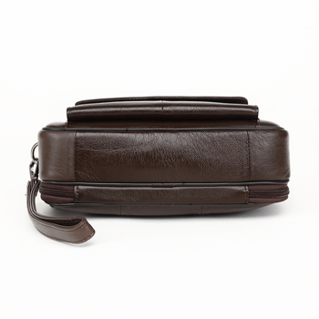 Vyrų odinė piniginė-klutch, pirmojo sluoksnio karvės odos, modelis 2248, kelionėms ir laisvalaikiui