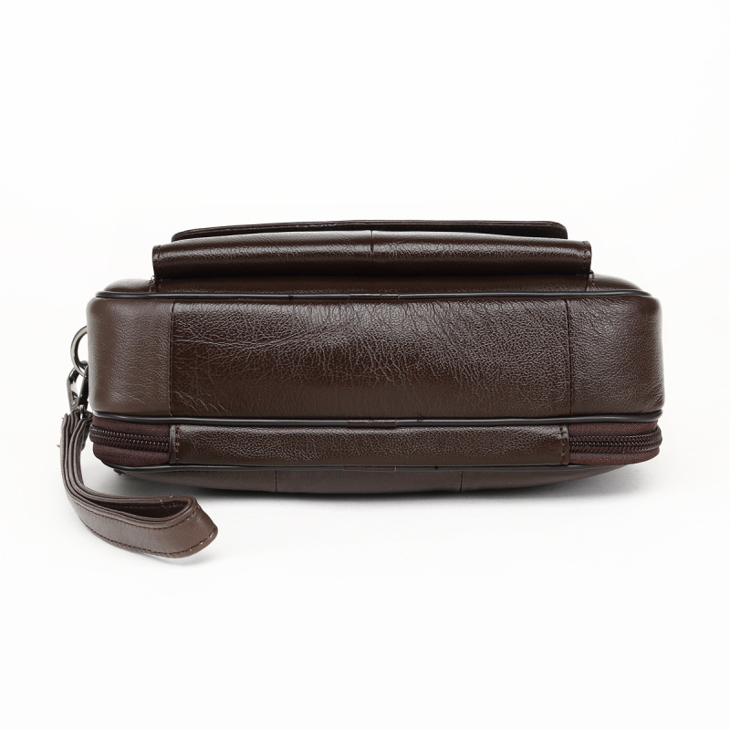 Vyrų odinė piniginė-klutch, pirmojo sluoksnio karvės odos, modelis 2248, kelionėms ir laisvalaikiui