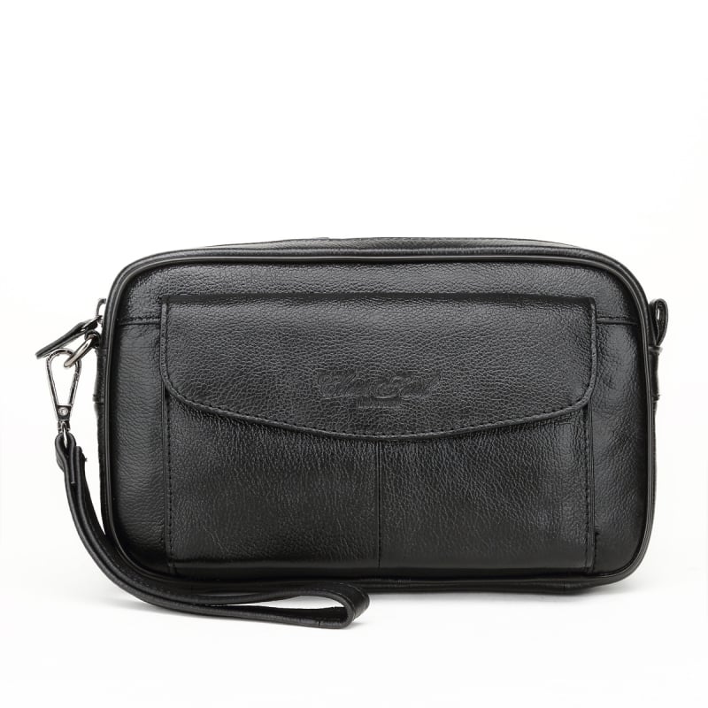 Vyrų odinė piniginė-klutch, pirmojo sluoksnio karvės odos, modelis 2248, kelionėms ir laisvalaikiui