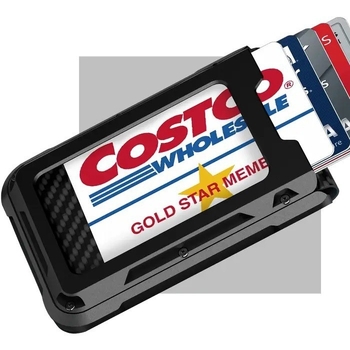 RFID кожен портфейл за карти – унисекс, пролет 2024, ултралек, устойчив на износване, защита от измами, автоматично изскачане на карти