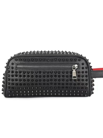 Vyrų PVC clutch rankinė su geometriniu raštu, poliesterio pamušalas, kasdieniam naudojimui
