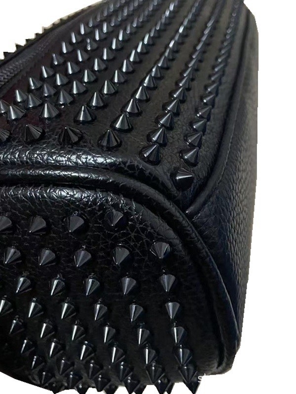 Vyrų PVC clutch rankinė su geometriniu raštu, poliesterio pamušalas, kasdieniam naudojimui