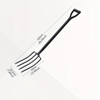 Dirvožemio apvertimo šakė – plieninė žemės ūkio priemonė, rankinis žemės kasymas, tinkama žemės ūkiui, pritaikytas apdorojimas