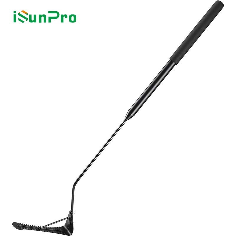 Isunpro rankinis piktžolių šalinimo įrankis su dviguba peiliu ir stovinčiu dizainu – lengvas šaknies išėmimas