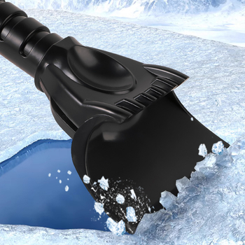 Automobilio sniego šluota su šepetėliu, 2-in-1 daugiafunkcinė, atsiejama, plastikinė Xiaodao