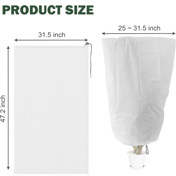 Profesionalni komplet za zaštitu vanjskih biljaka – polipropilenska netkana tkanina, zaštita od smrzavanja i toplinska izolacija