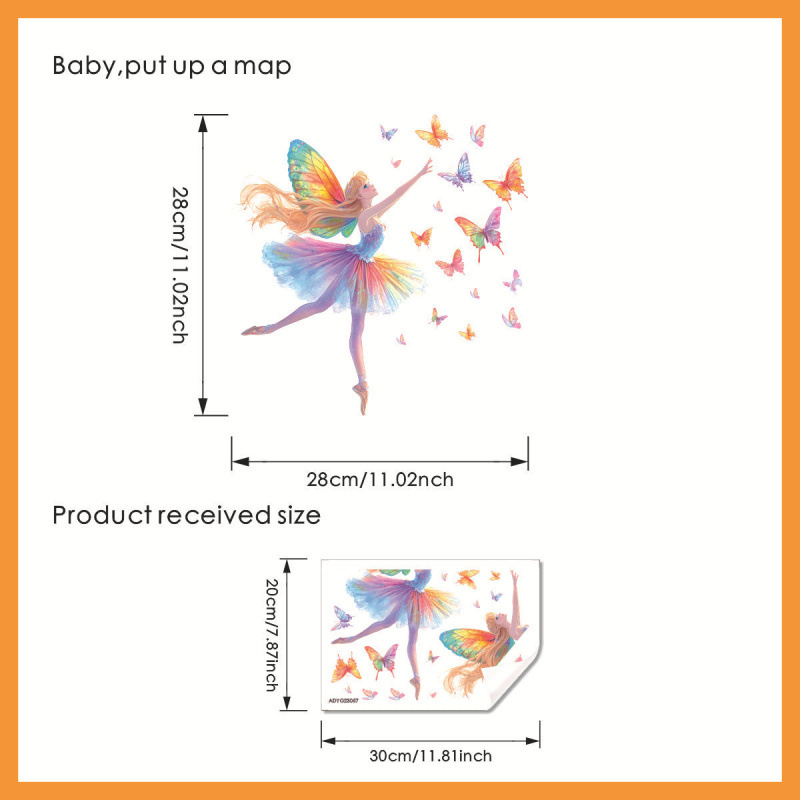 Fan fu PVC sieninis lipdukas su animaciniu motyvu, atsparus vandeniui, skirtas svetainei ir miegamajam, 1 vnt