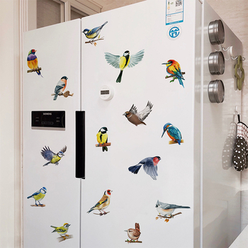 Sienos lipdukas CH39140 – Magpie ant šakelės, PVC, saviadhesi, atsparus vandeniui, prekinis ženklas Chuan Hao; svetainė, miegamasis, biuras, įėjimas