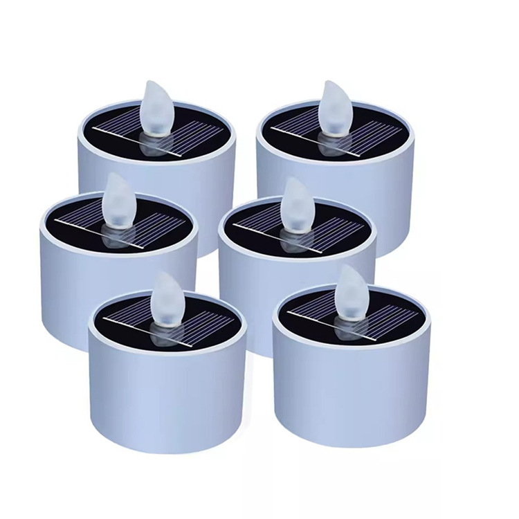 Ηλιακό LED καντήλι, κυλινδρικό ABS σώμα, Εκτυπωμένο λογότυπο OK