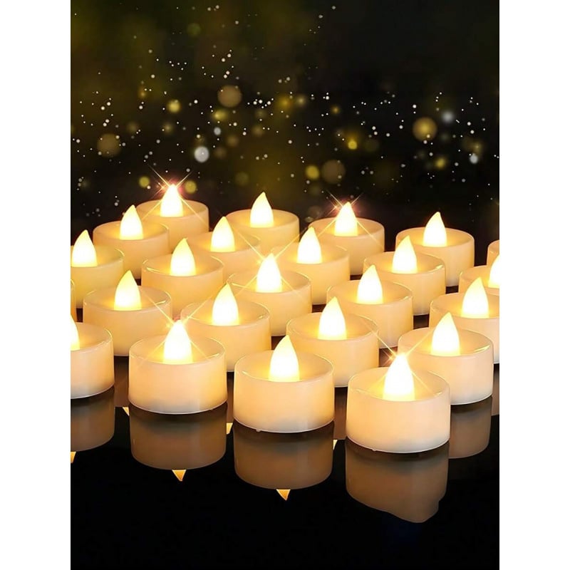 G 2964 LED κεριά που επιπλέουν χωρίς φλόγα, σετ 12 τεμάχια, αδιάβροχα