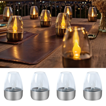 DC-CP101 Napelemes tájvilágítás LED ABS, asztali udvari dekorlámpa