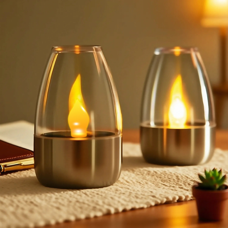 DC-CP101 Napelemes tájvilágítás LED ABS, asztali udvari dekorlámpa