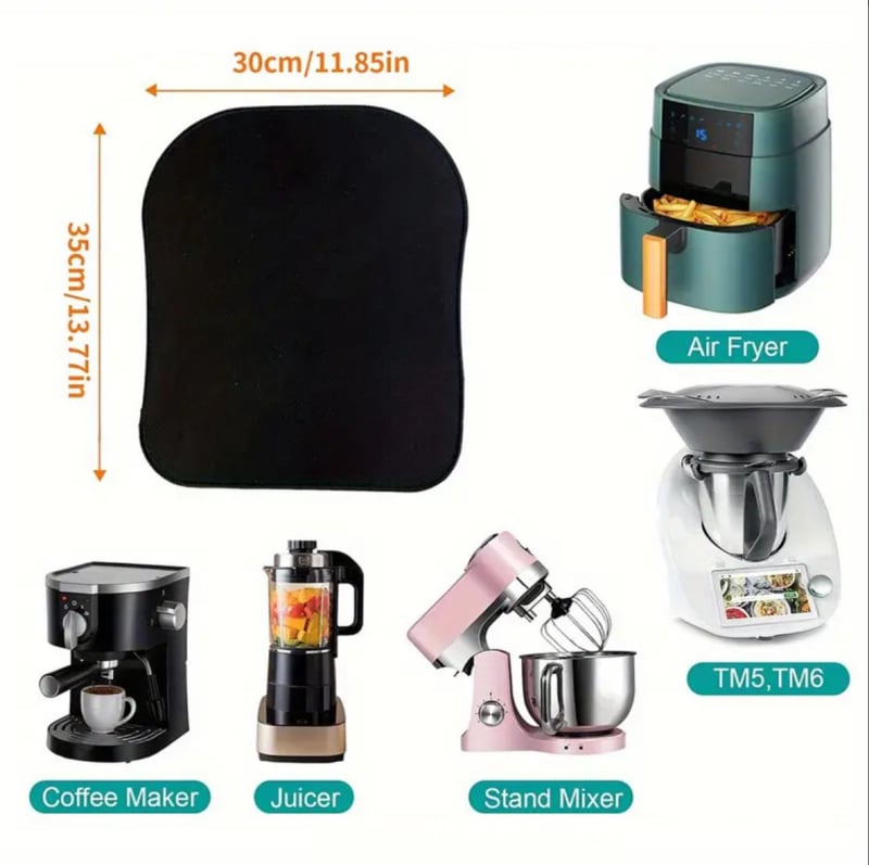 Thermomix slydimo kilimėlis TM5/TM6/TM21/TM31 – guma, nereguliarus formos, 2021 m. vasara