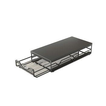 Kavos kapsulių laikiklis, talpa 50 kapsulių, reguliuojamas stalčiaus dizainas, sustiprintas rėmas, skirtas virtuvės stalviršiui