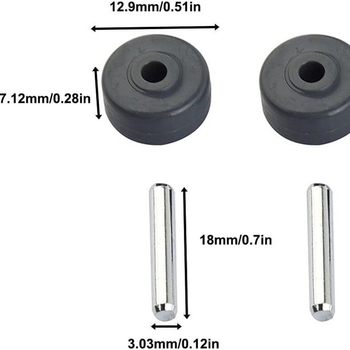 Колелце за подова четка на прахосмукачка Shark NV350/NV500 – малко колелце за замяна, за NV350/NV500, домашна употреба, подходящо за площи над 150 м²