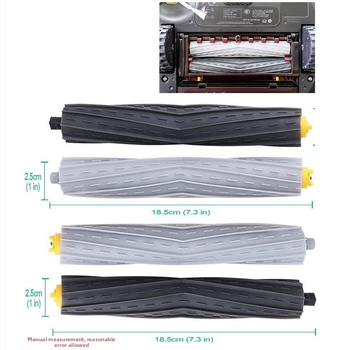 Catchwell Roboto dulkių siurbėjo priedai: pagrindinė šepetėlis 8-9 serijoms, 800 guminis šepetėlis, 900 ritinis šepetėlis, modelis H-V6-059