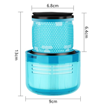 Заден HEPA филтър за прахосмукачка Dyson V15 – филтриращ елемент, домашна употреба, подходящ за площ 101–150 м²