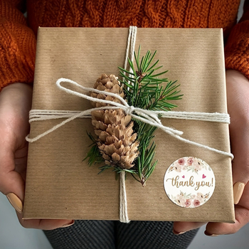 Lipdukas – mielas Ačiū lipdukas mažiems daiktams (Prekės ženklas: Kitas; Dovana: Ne; IP: Neautorizuotas)