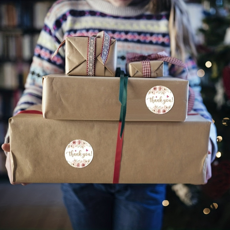 Lipdukas – mielas Ačiū lipdukas mažiems daiktams (Prekės ženklas: Kitas; Dovana: Ne; IP: Neautorizuotas)