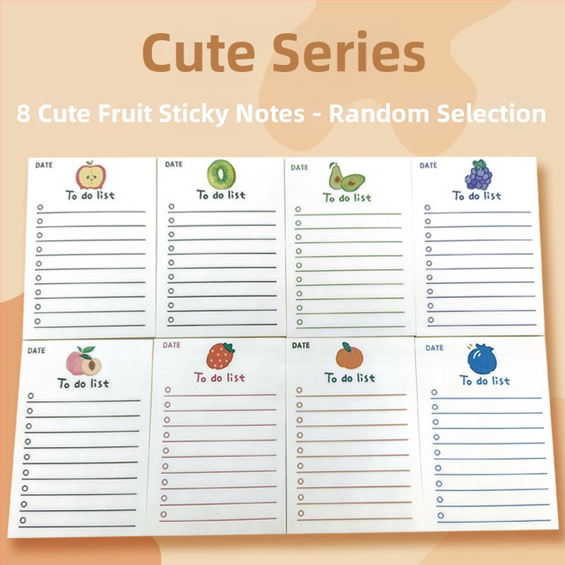 Kompakti lipdukinių užrašų rinkinys studentams ir biurui, dienos planuotojas savarankiškumui, 50 puslapių, popieriaus plytos forma, dvigubas offset popierius, prekės kodas 0613-01