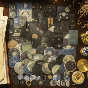 Time Collection Series - A good day Washi lipdukai dienoraščiui, japonų popierius, spauda, retro gėlių motyvas