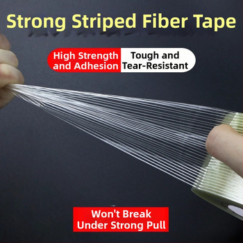 Stiklo pluošto juosta – Aukšta sukibimo jėga, izoliacija, temperatūros atsparumas (Plotis: 10–1020 mm; Ilgis: 50 m; Storis: 130 μm; Pagrindinė medžiaga: pluoštas; Klijavimo sistema: gumos klijai)