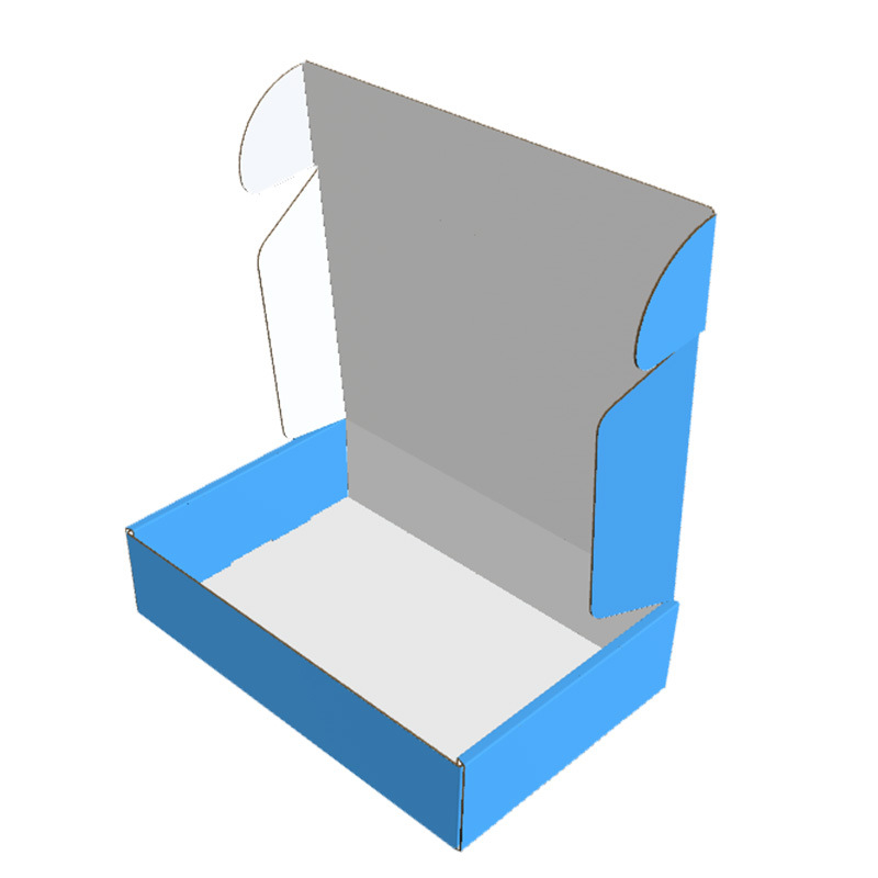 Repülőgép-tálcás csomagoló doboz, 250gsm hullámkarton, offset nyomtatás, általános csomagolás, nyomtatott logó