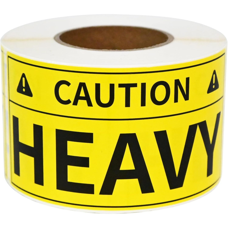 Kohandatud raskehoiatustähis transportseadmetele - Materjal: Copperplate paper; Kõrge eraldusvõimega trükk; Kohandatav; Toote number: WJF25102710