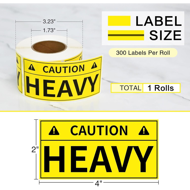 Kohandatud raskehoiatustähis transportseadmetele - Materjal: Copperplate paper; Kõrge eraldusvõimega trükk; Kohandatav; Toote number: WJF25102710