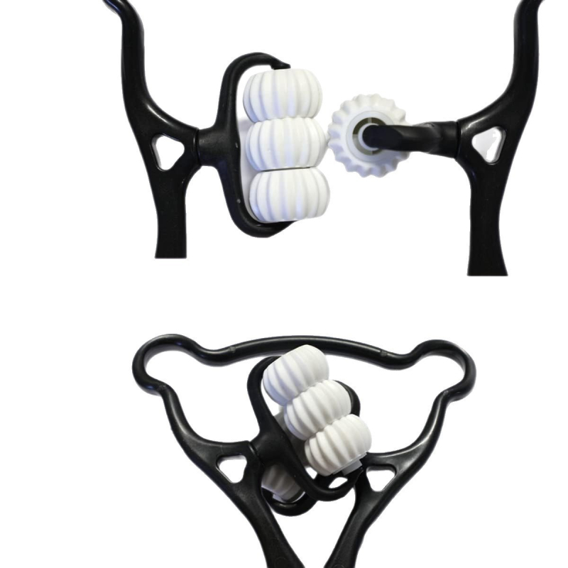 Masaj manual pentru gât – Multifuncțional, relaxare a meridianelor, 3 capete rotunde, viteză reglabilă, potrivit pentru gât și picioare