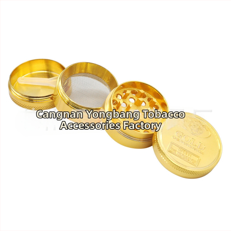 Cigaretėms malūnėlis, 4 sluoksnių metalinė konstrukcija, cinko lydinys, dekoratyvus ir kolekcionuojamas, logotipo spausdinimas galima