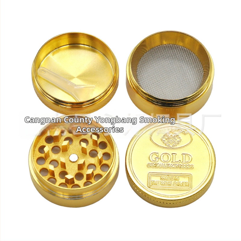 Cigaretėms malūnėlis, 4 sluoksnių metalinė konstrukcija, cinko lydinys, dekoratyvus ir kolekcionuojamas, logotipo spausdinimas galima