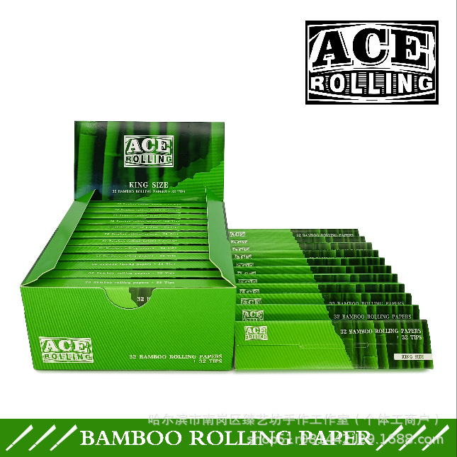 Eelnevalt vüritud raamatupaberi rull Can logoga, King Size, 32 Fine