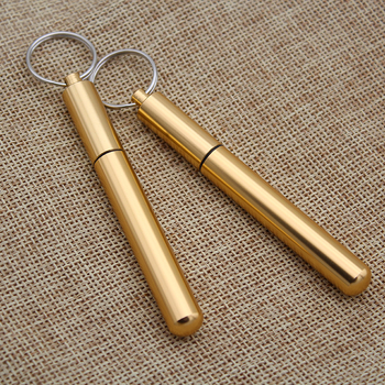 Sticluță rotundă pentru medicamente din aliaj de aluminiu, capac etanș impermeabil, mini etui chei și prim ajutor (Modelul 1086)