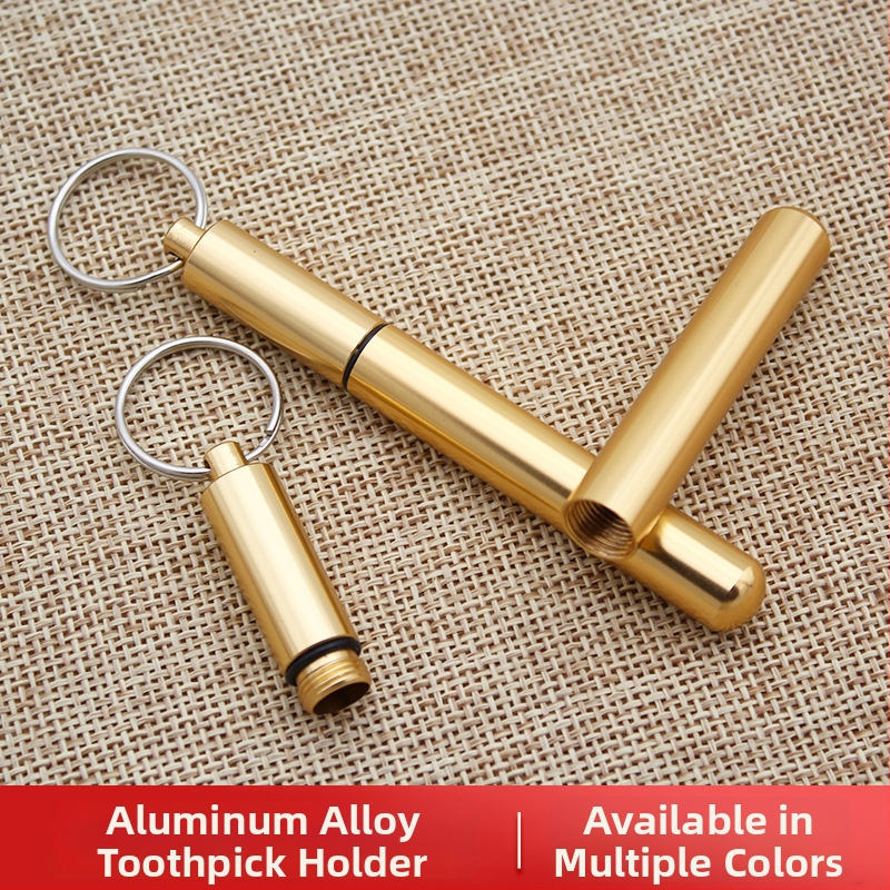 Sticluță rotundă pentru medicamente din aliaj de aluminiu, capac etanș impermeabil, mini etui chei și prim ajutor (Modelul 1086)