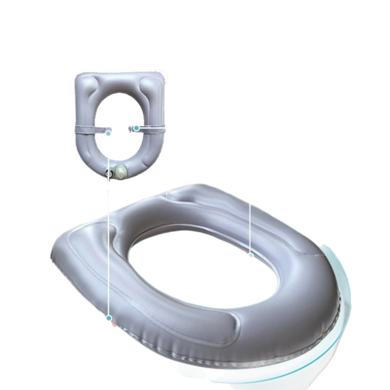 Wc-istme täispuhutav padjake, keskkonnasõbralik PVC, ühtlane muster, kohandatav