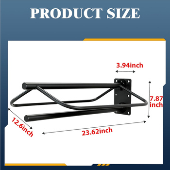 Kovanotos geležies sedlo laikiklis, sunkiasvoris sieninis laikiklis, Master Qin, žemos anglies plieno, pritaikoma apdaila
