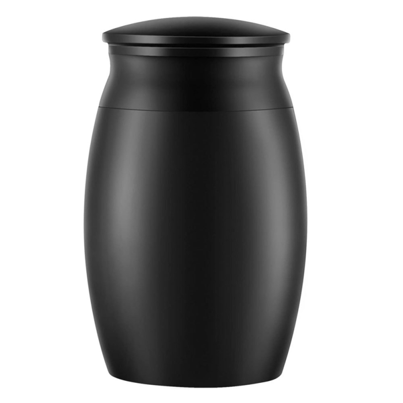 Mini nerūdijančio plieno urna su individualizuotu logotipu, atveriama urna gyvūnams ir mylimiems, modernus meno stilius, rankinis ir mechaninis gaminimas