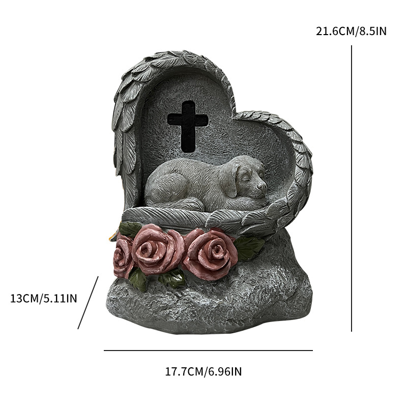 Μνημείο για κατοικίδια – εξωτερική διακόσμηση κήπου από ρητίνη, κατασκευή ημιχειροποίητη και ημιμηχανοποιημένη