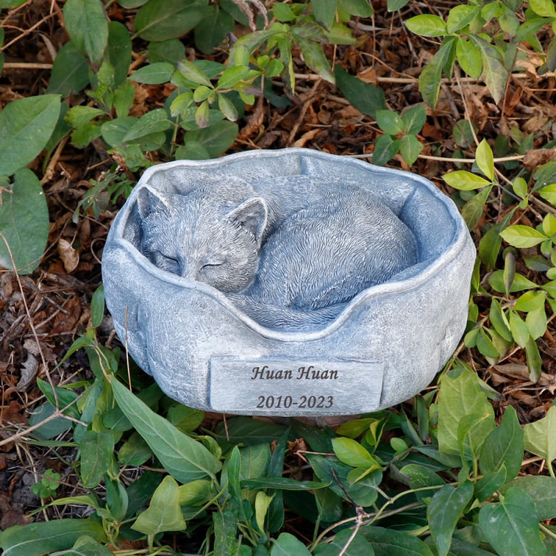 Golden Torch μνημειακή φιγούρα γατάκι από ρητίνη για εξωτερικό κήπο, αγροτικό στυλ, χειροποίητο από ρητίνη