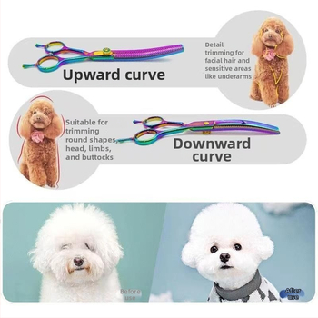 Šunų priežiūrai skirtos žirklės, nerūdijantis plienas, prekės ženklas Consult