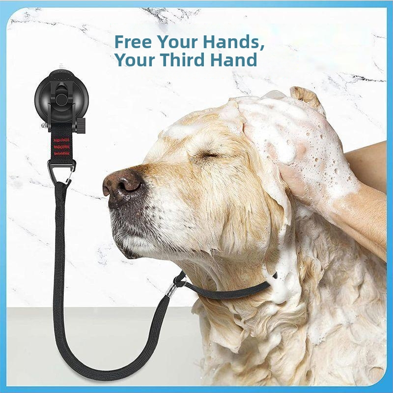 Plastikinis augintinio vonios laikiklis su siurbtuvine virvele, tinkamas šunims, 200 vnt dėžėje