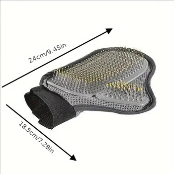 Šunų vonios ir masažinis šepetėlis, metalinė konstrukcija, dėžutėje 120 vnt