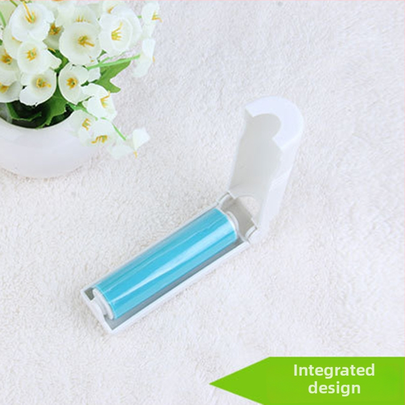 Plastmasinis daugiafunkcinis drabužių lintų ritinėlis – lipnus plaukų šalinimas, šiuolaikinio minimalistinio stiliaus, medžiaga: plastikas, kategorija: plaukų šalinimo ritinėlis, įvestas 2014 m.