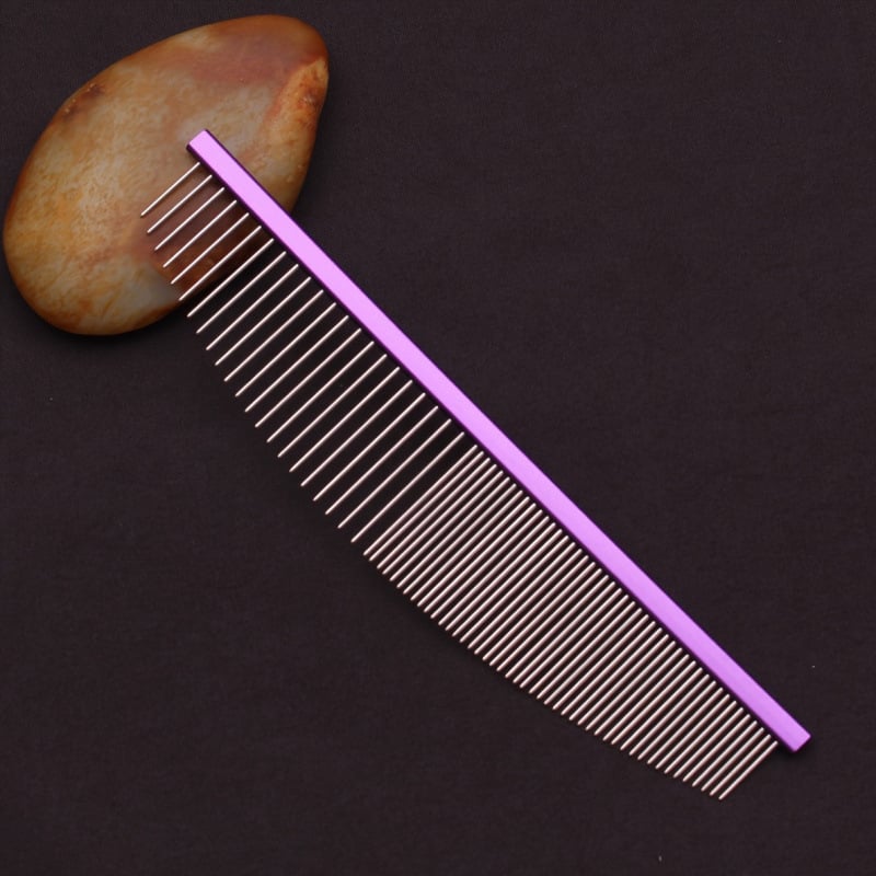 Šunims skirta nerūdijančio plieno gyvūnų šukos — plaukų iššukavimas, tarptautinis eksportas išskirtinis